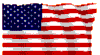 Animated Picture of the American Flag that is waving.